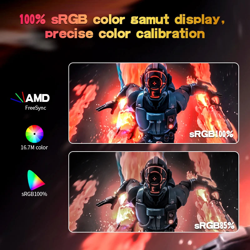 27 Inch Curved Gaming Monitor 144Hz FreeSync HDMI DP