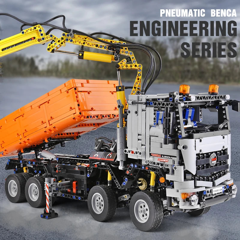 Mould King 19007 Pneumatic RC Truck Building Block Set