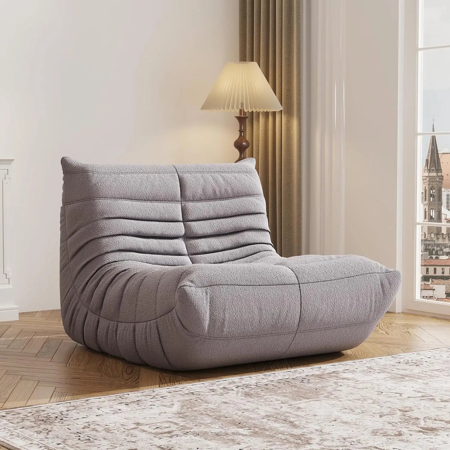 Fireside Bean Bag Chair Large With High Resilience Foam