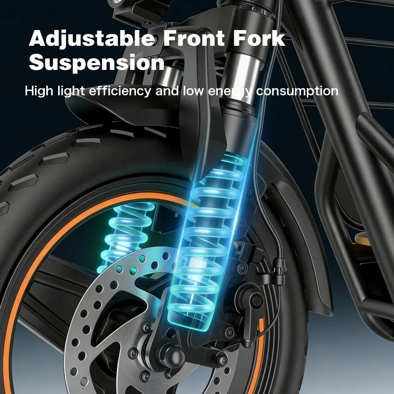 600W Electric Scooter With Baskets For Adults 22 Mile Range