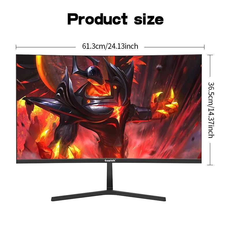 27 Inch Curved Gaming Monitor 144Hz FreeSync HDMI DP
