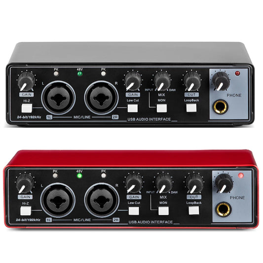 MD22 USB Audio Interface Portable Sound Card for Musicians