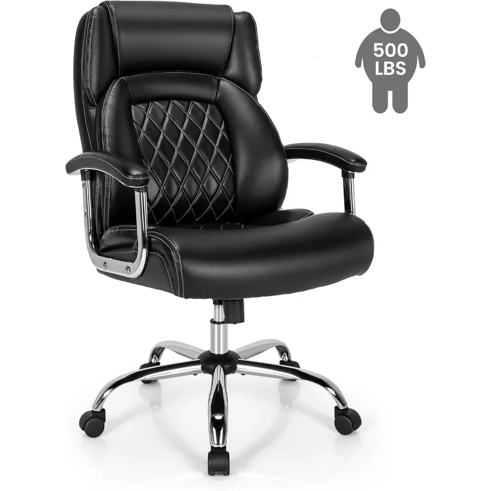 Big and Tall Executive Office Chair 500LBS Adjustable Comfort - Antland Marketplace