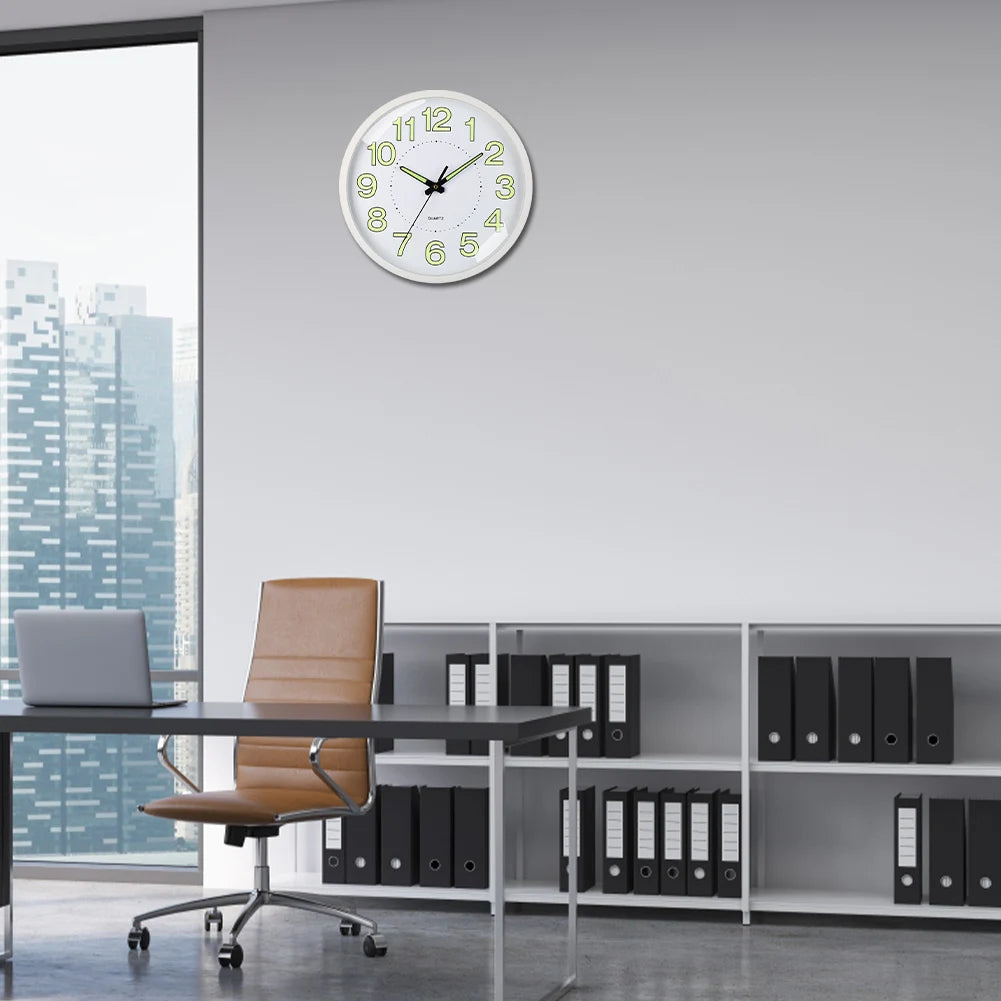 Glow In The Dark 12 Inch Silent Quartz Wall Clock - Antland Marketplace