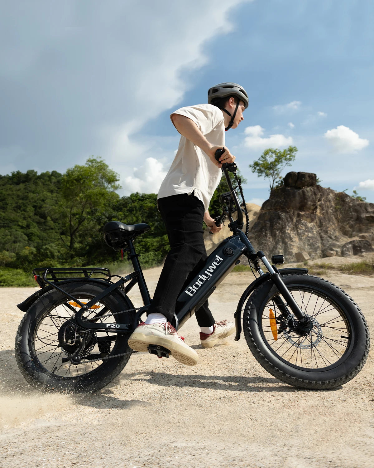 Bodywel F20 500W Fat Tire Electric Bike 20 Inch For Adults