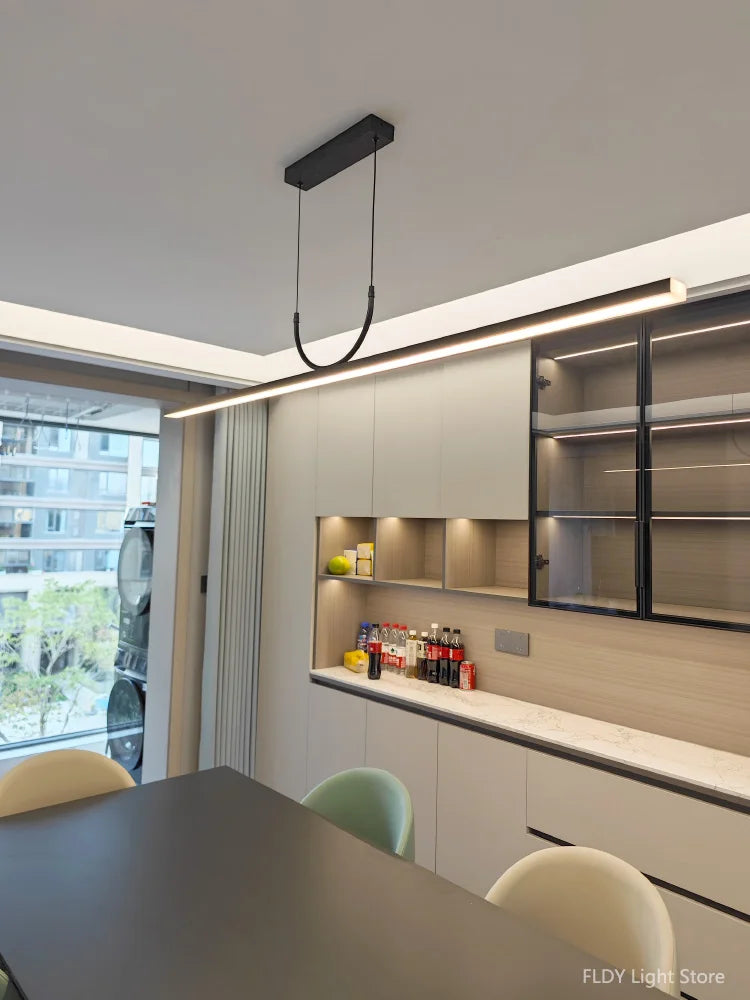 Nordic Simple Modern LED Chandelier for Dining and Bars - Antland Marketplace