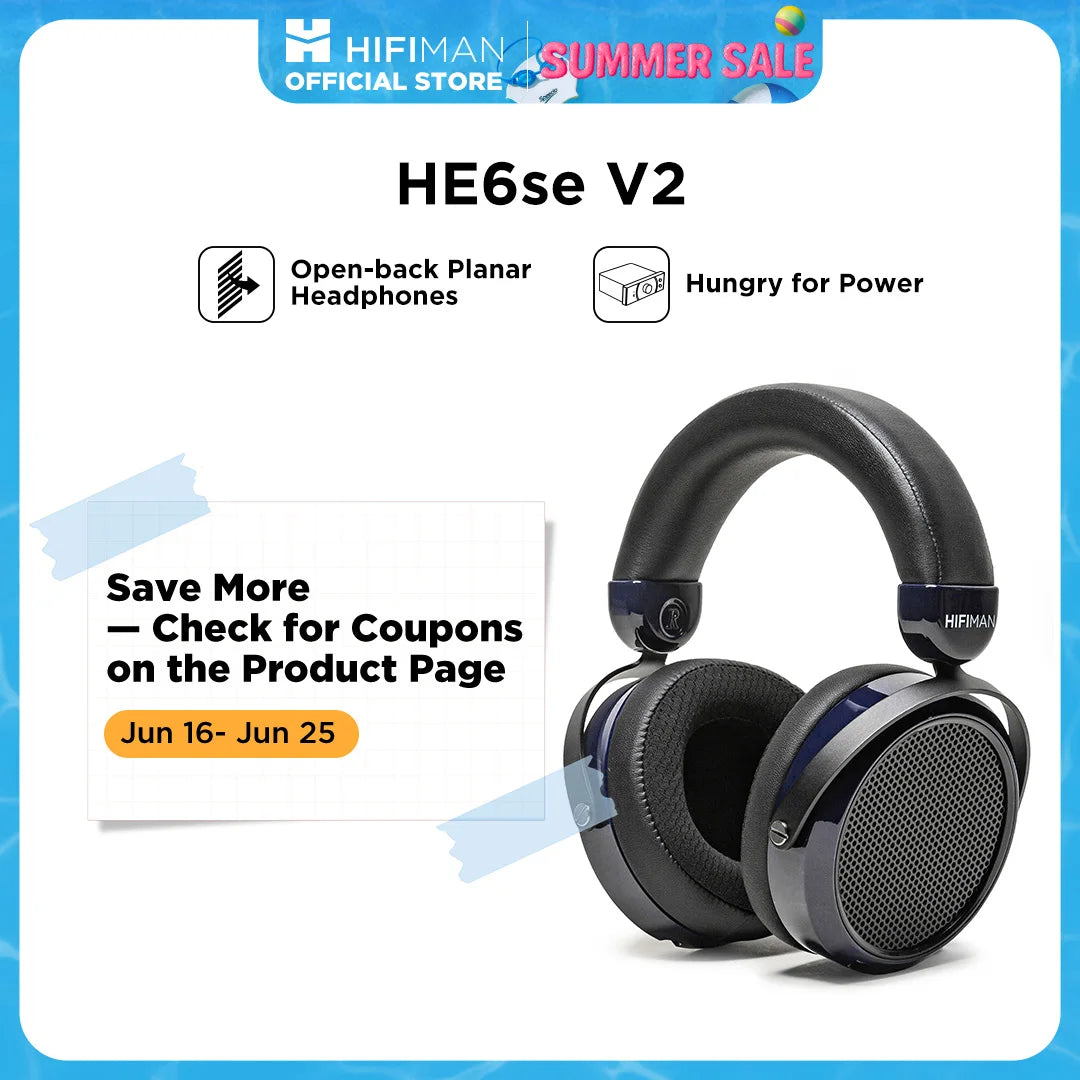 HIFIMAN HE6se Planar Magnetic Audiophile Headphones - Antland Marketplace