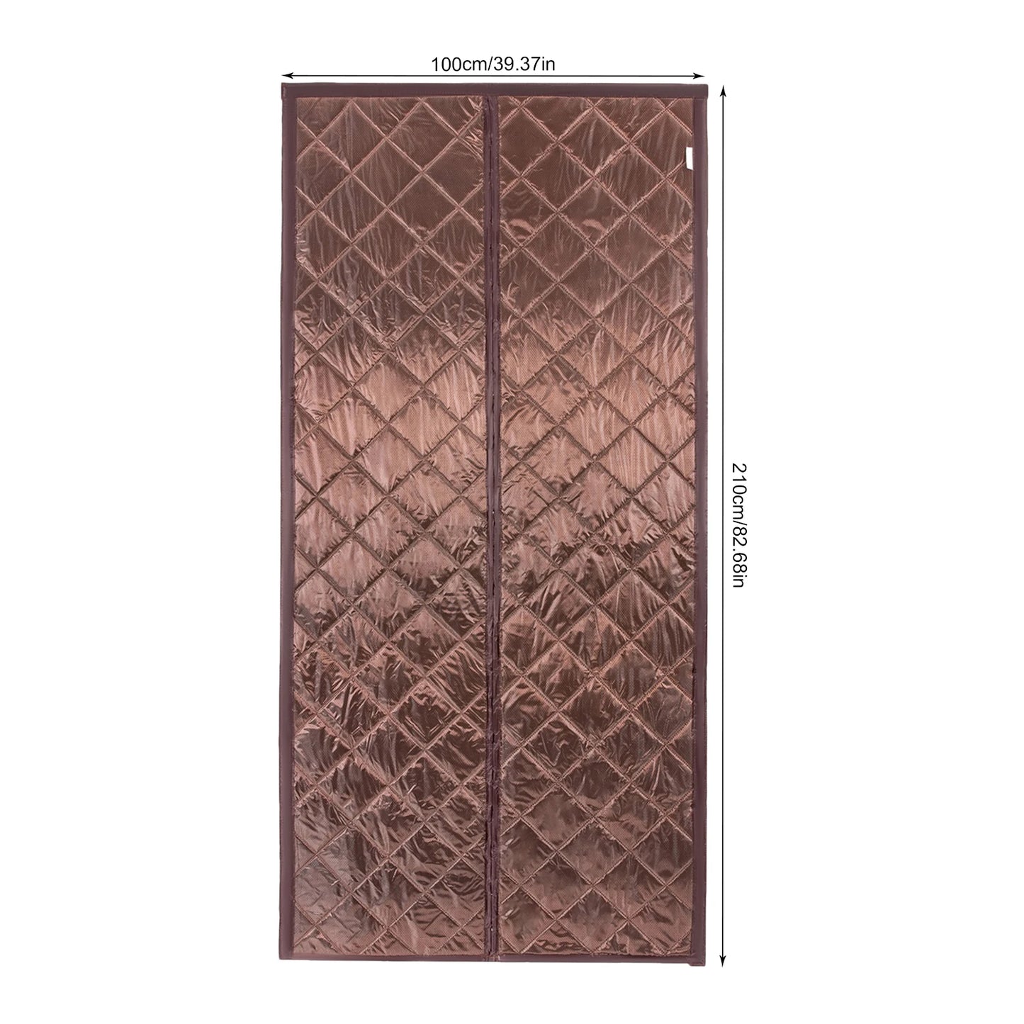 Magnetic Thermal Insulated Door Curtain 39 By 82 Inch Waterproof Door Cover With Practical Hooks For Balcony Bedroom Kitchen