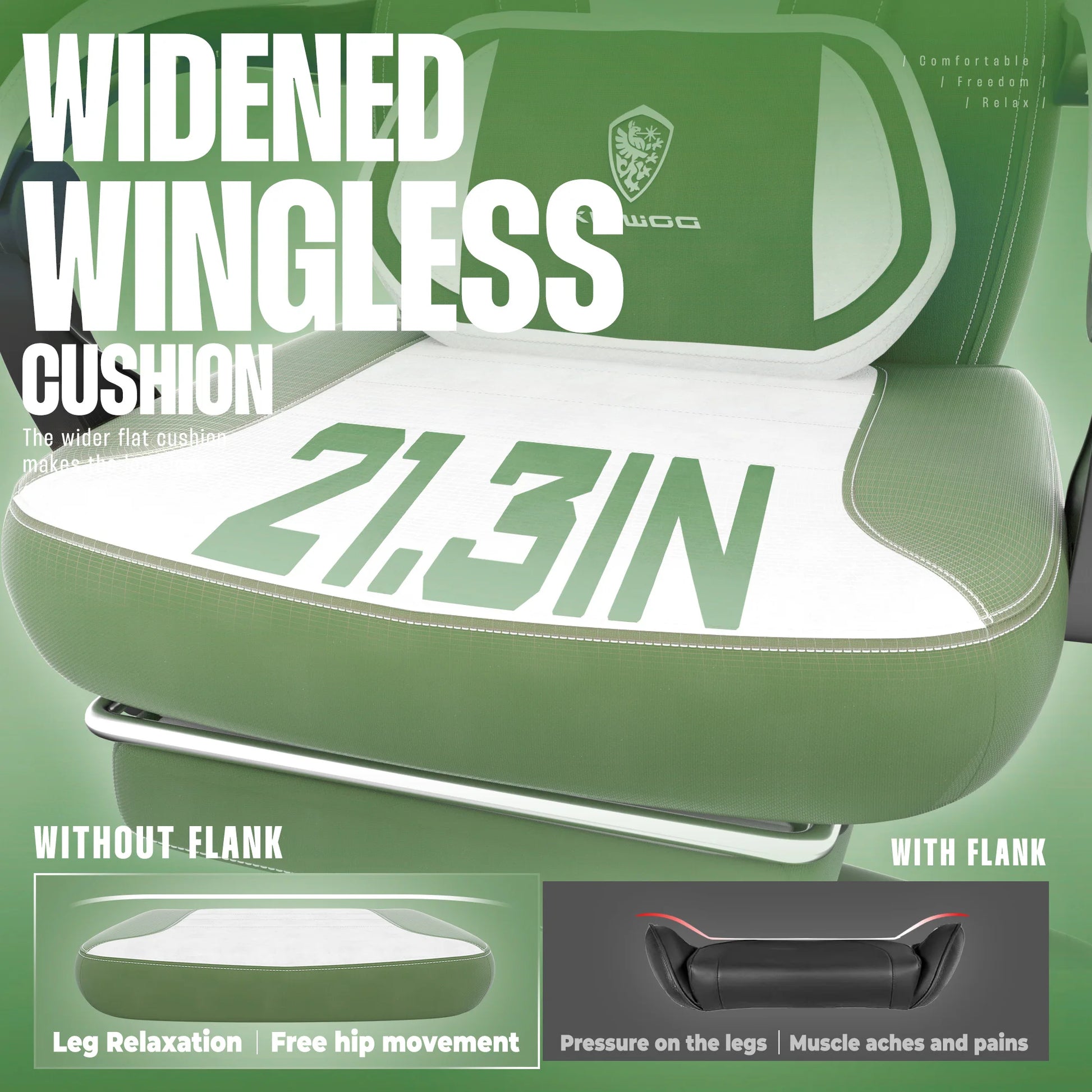 Dowinx Big and Tall Gaming Chair with Footrest for Adults - Antland Marketplace