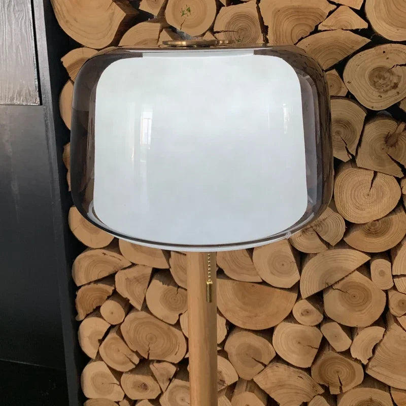 Modern Nordic Atmospheric Glass Floor Lamp Living Room