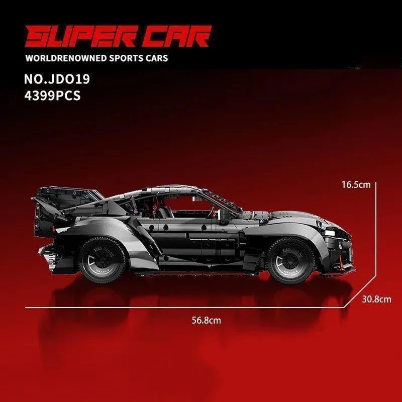 MOC 1 8 Bull Demon King Sportscar Building Blocks Racing