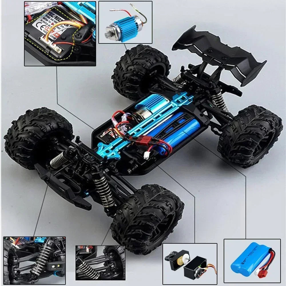 WLtoys 1 16 Scale Large RC Car High Speed 4WD Monster Truck