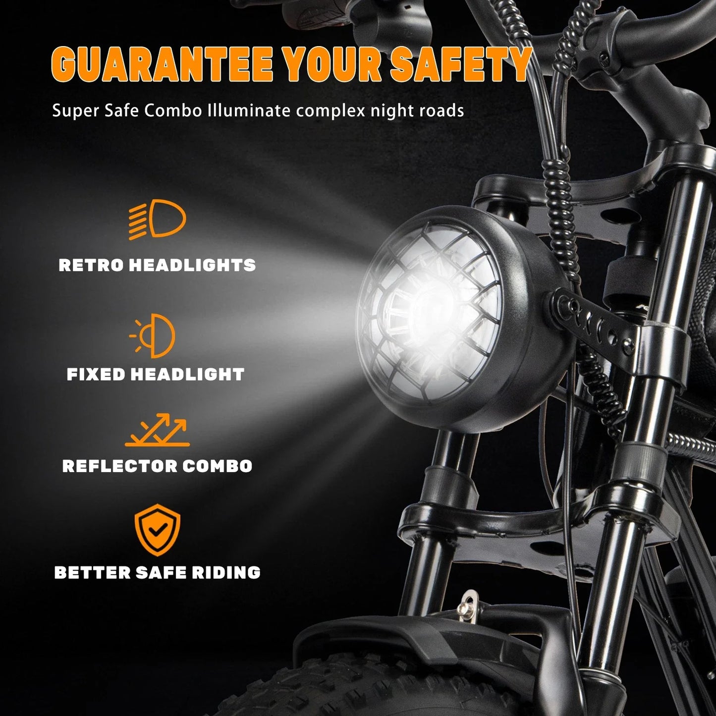 YVY 1500W Fat Tire Electric Bike All Terrain 33MPH 20 Inch Battery 48V