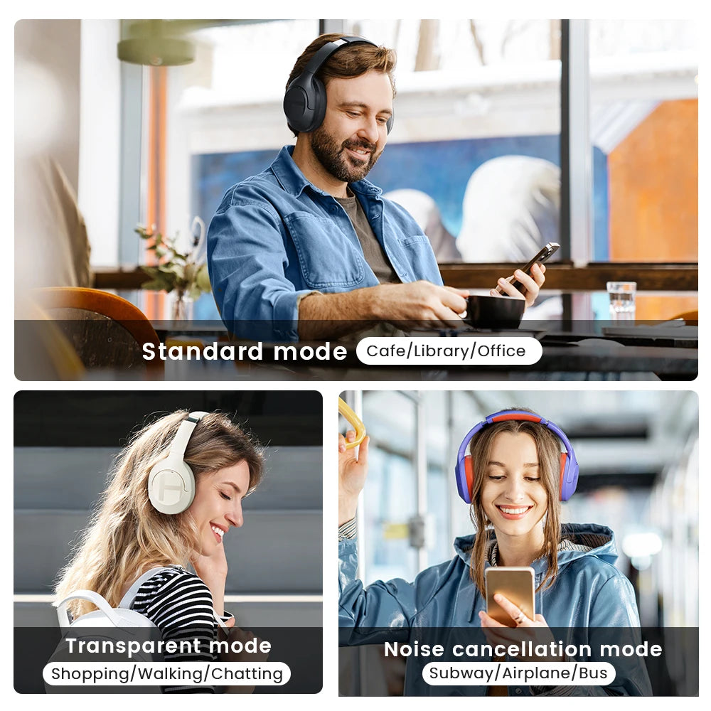 Haylou S35 ANC Wireless Bluetooth Headphones with 60H Playtime - Antland Marketplace