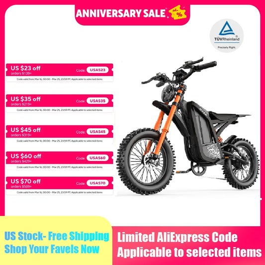 GT16 1500W Electric Motorcycle With 48V 25Ah Battery 65 Miles All Terrain Range
