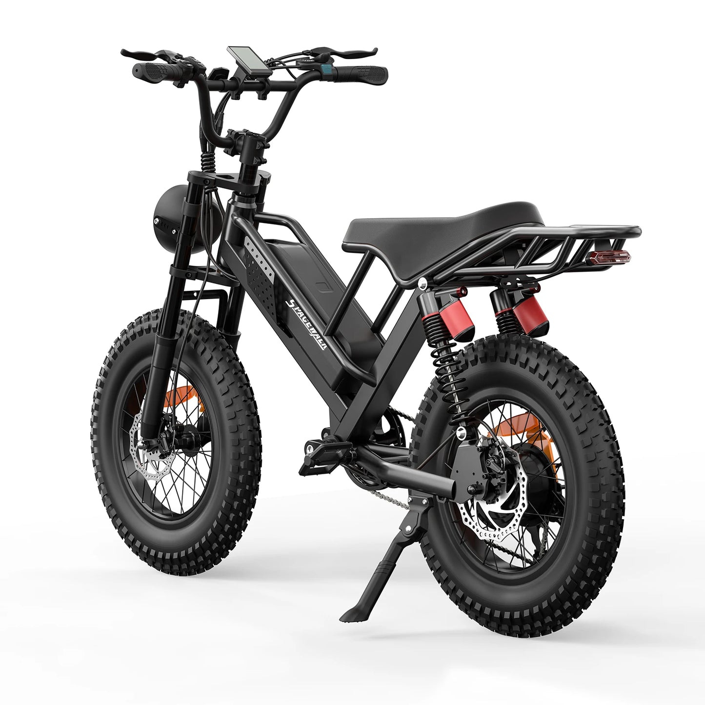 Spacewalk Mountain Electric Bike 750W Peak Motor 20 Inch Fat Tire Battery