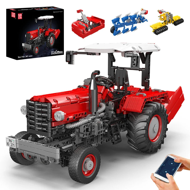 Mould King 17064 RC Motorized Tractor Building Block