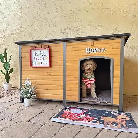 Large Insulated Dog House for Winter Outdoor Indoor Use - Antland Marketplace