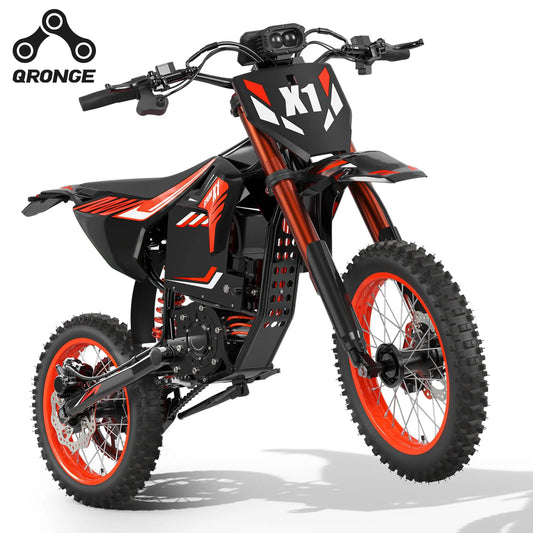 QRONGE X1 Spark Electric Dirt Bike 60 Mile Range 4500W