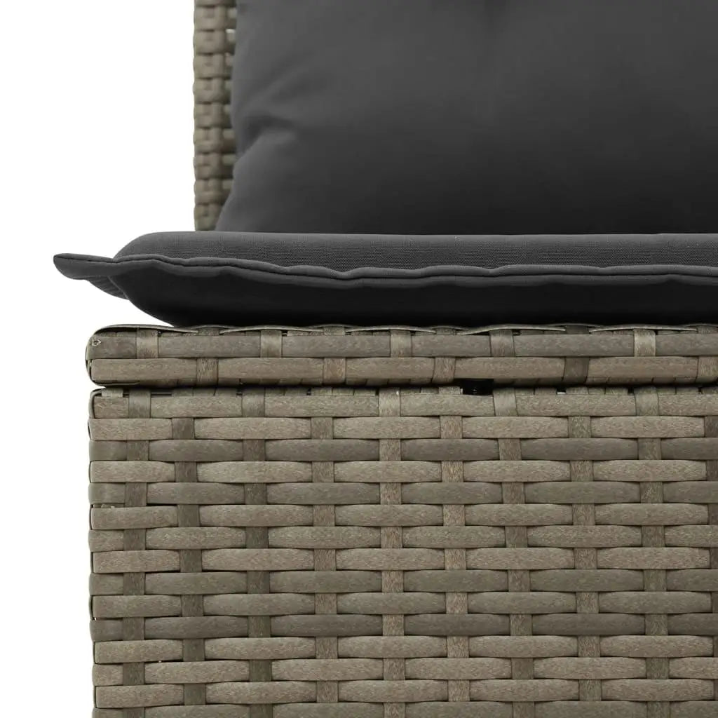 Gray And Dark Gray Garden Sofa Set Outdoor Patio Furniture