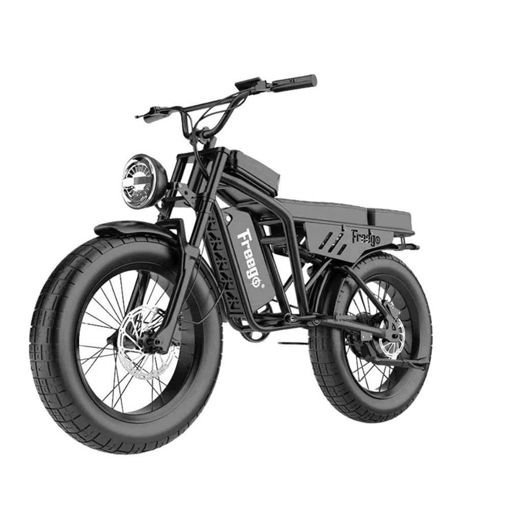 Freego F0 Fat Tire Electric Bike 20 Inch Mountain E Bike 500W