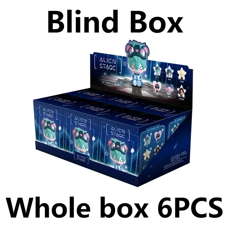 Alien Stage Blind Box Figures 6 Pack Collectible Toy Set