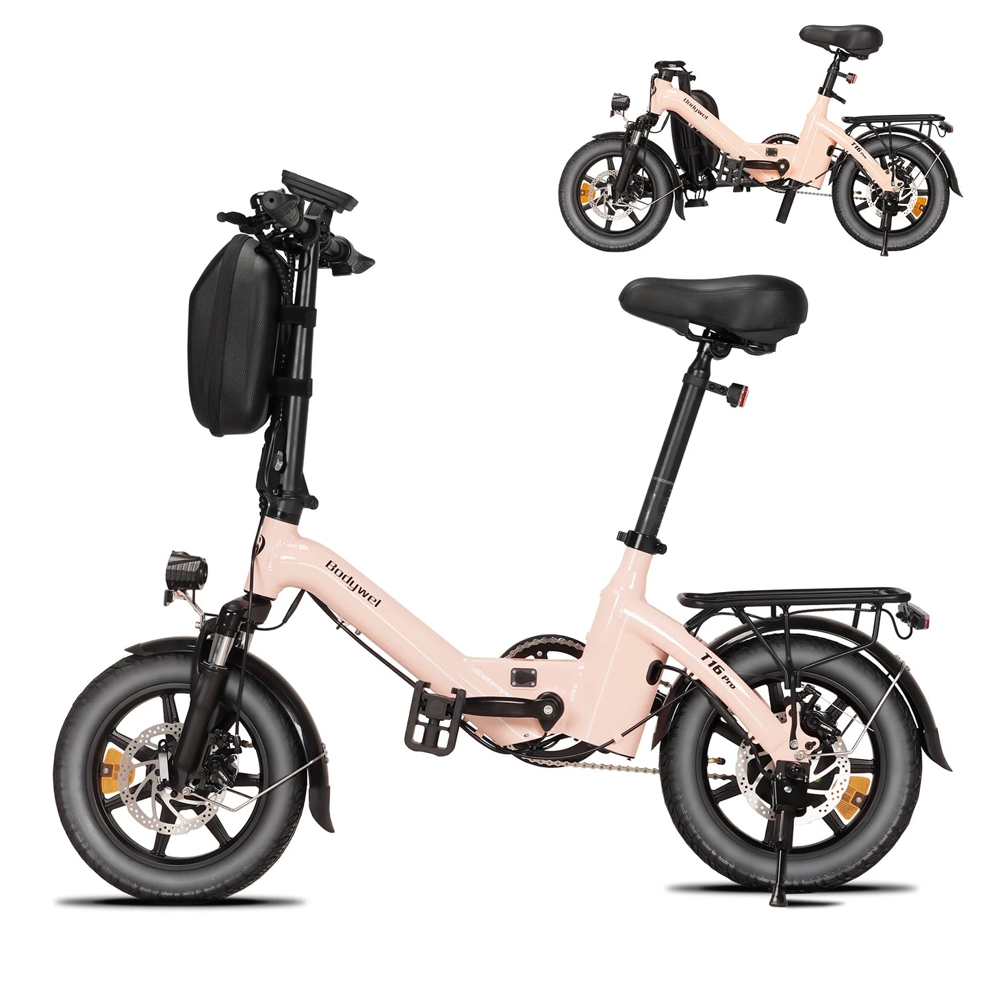 Bodywel T16PRO 14 Inch Foldable Electric Bike 250W 36V City E Bike