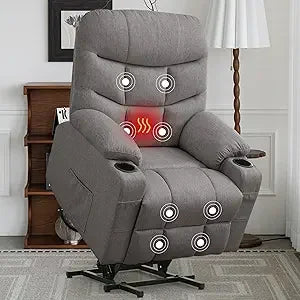 Power Recliner Chair with Massage and Heating for Comfort - Antland Marketplace