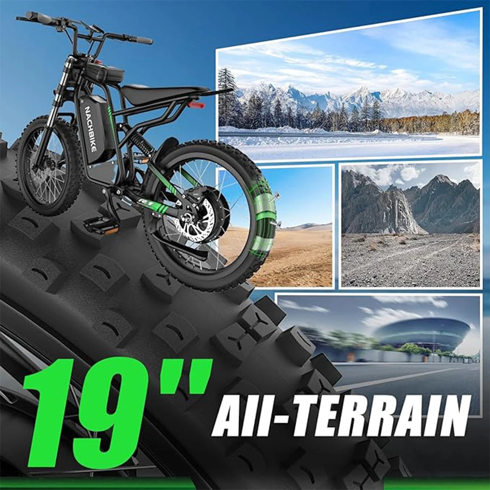 6000W Electric Dirt Bike R3 60V 25Ah Dual Hydraulic Brakes