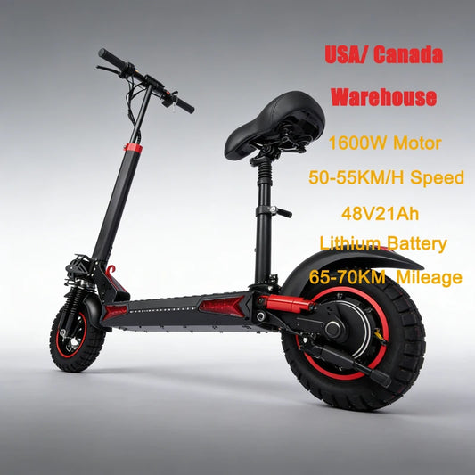 Adult Electric Scooter 1600W Long Range 65-70km 150kg
