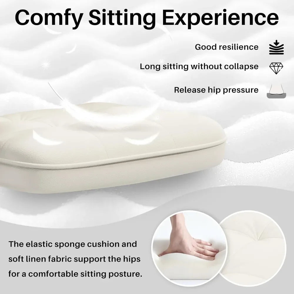 Ergonomic Swivel Desk Chair with Soft Leather and Padded Arms - Antland Marketplace