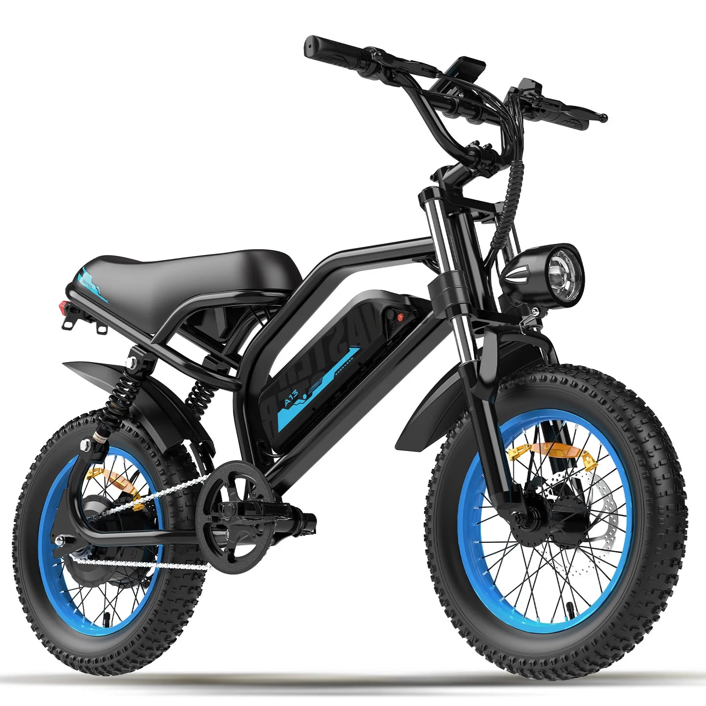 VDL Mountain Fat Tire E Bike 16 Inch 800W Removable Battery