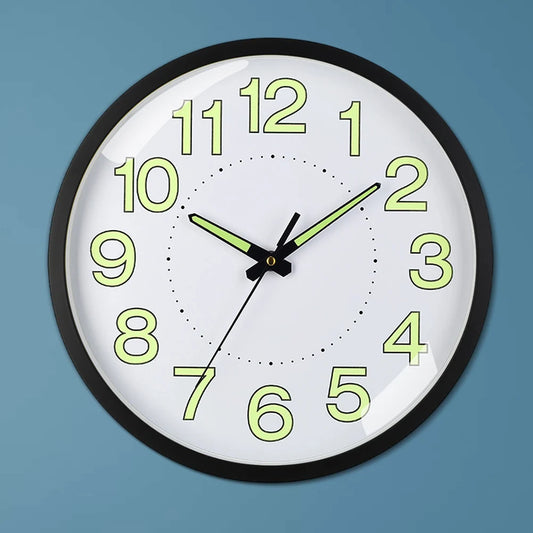 Glow In The Dark 12 Inch Silent Quartz Wall Clock - Antland Marketplace