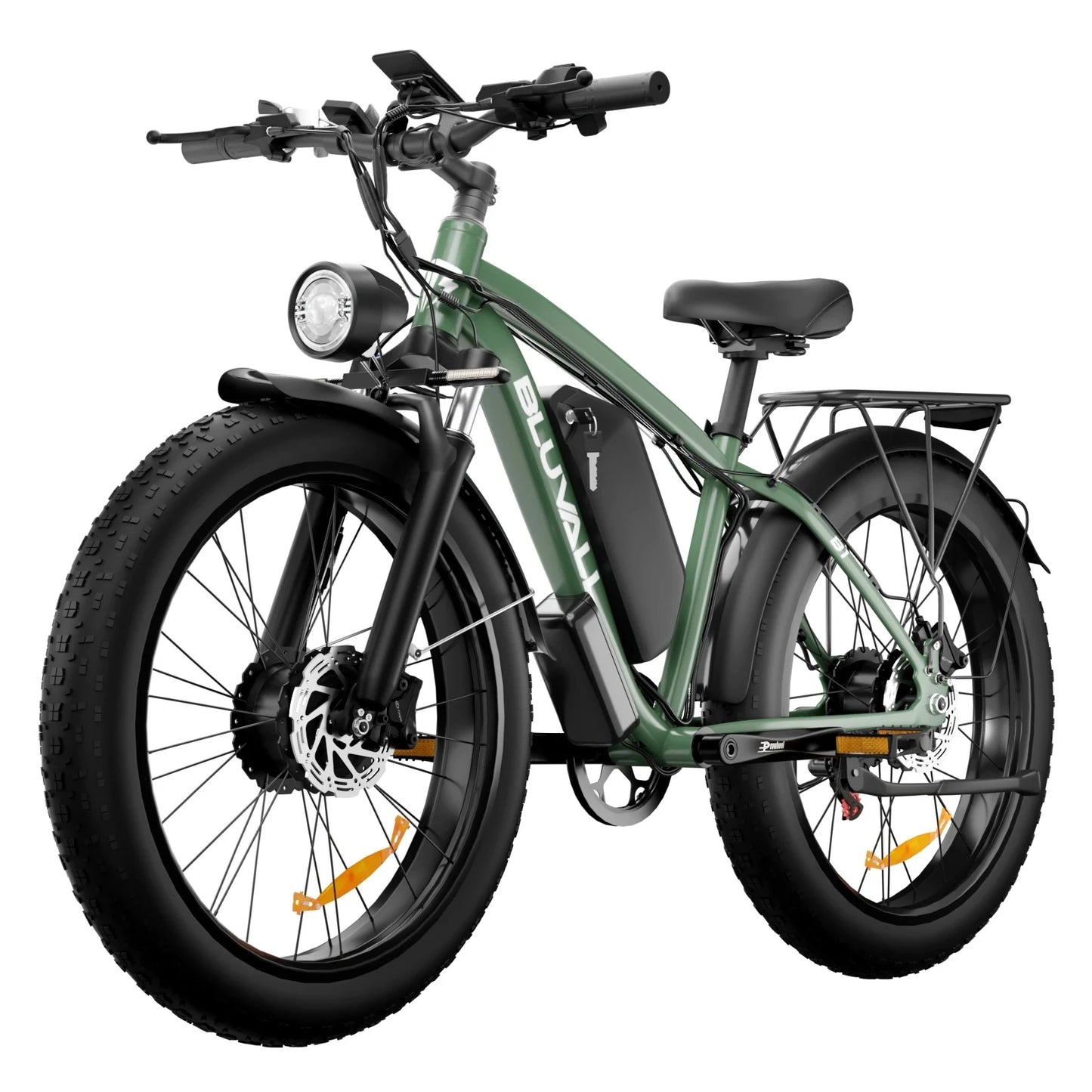 Moobelo M1 48V 2000W Dual Motor Fat Tire E Bike Front Suspension 26 Inch