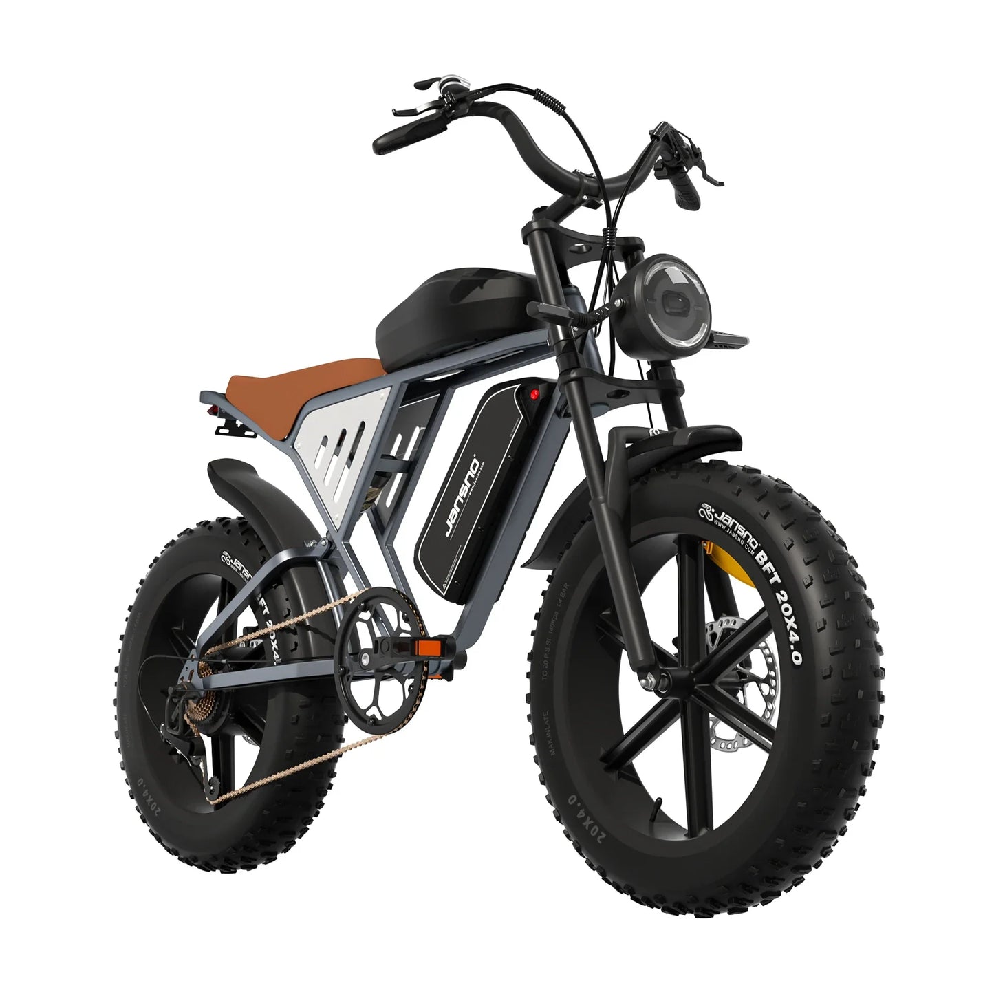 Jansno X70G 750W City E Bike Dual Battery 48V14Ah 48V20Ah Fat Tire