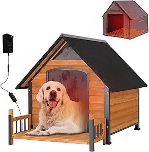 Insulated Outdoor Dog House Weatherproof Large Puppy Shelter - Antland Marketplace