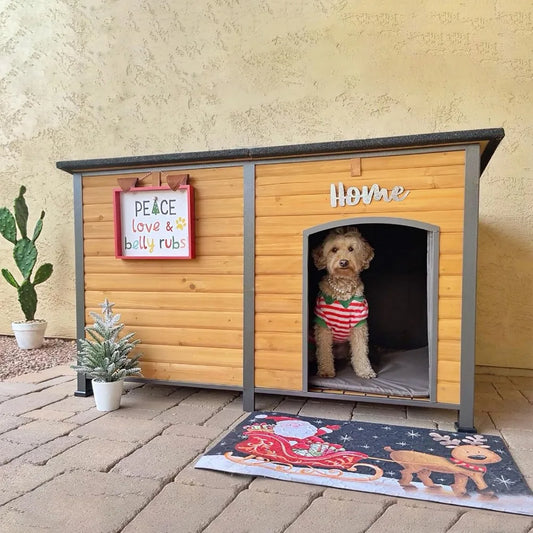 Large Insulated Dog House for Winter Outdoor Indoor Use - Antland Marketplace