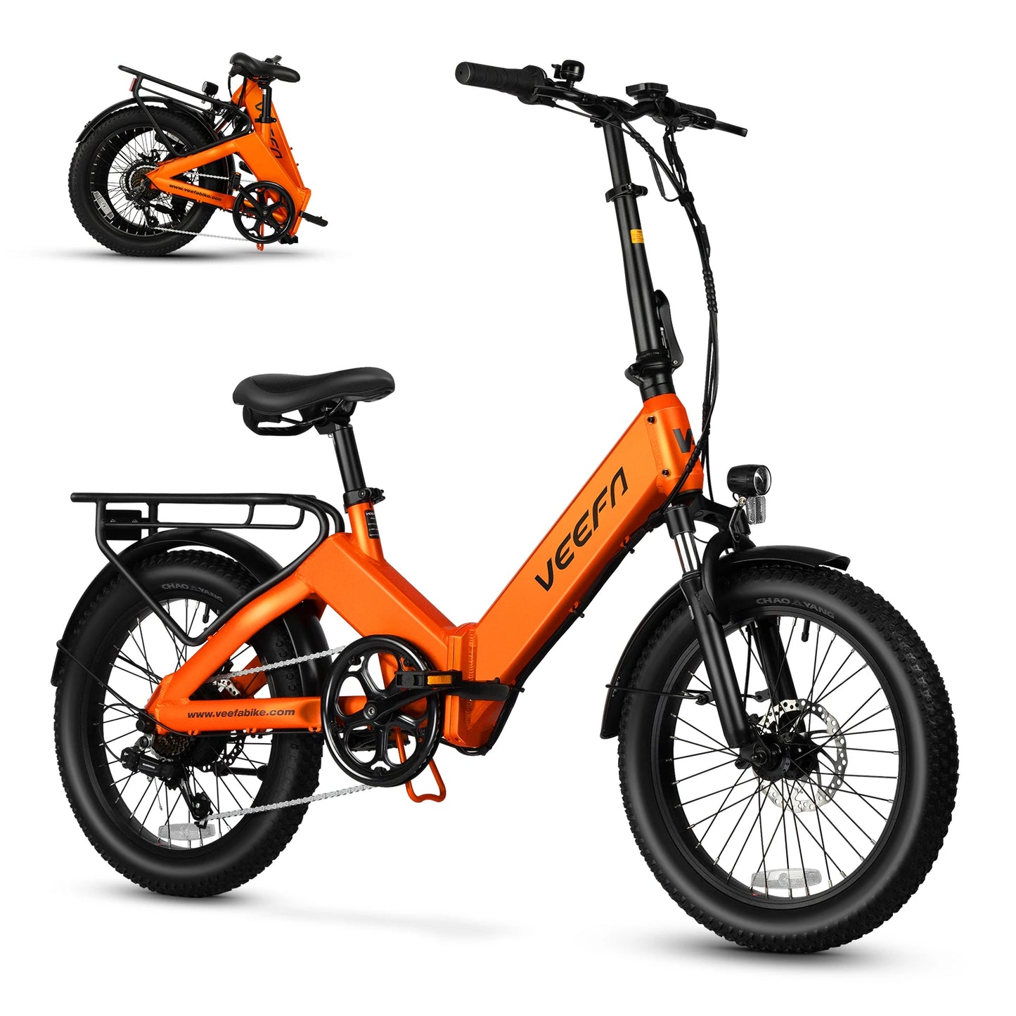 VEEFA F1 750W Electric Bike Foldable 60 Mile Range Commuter