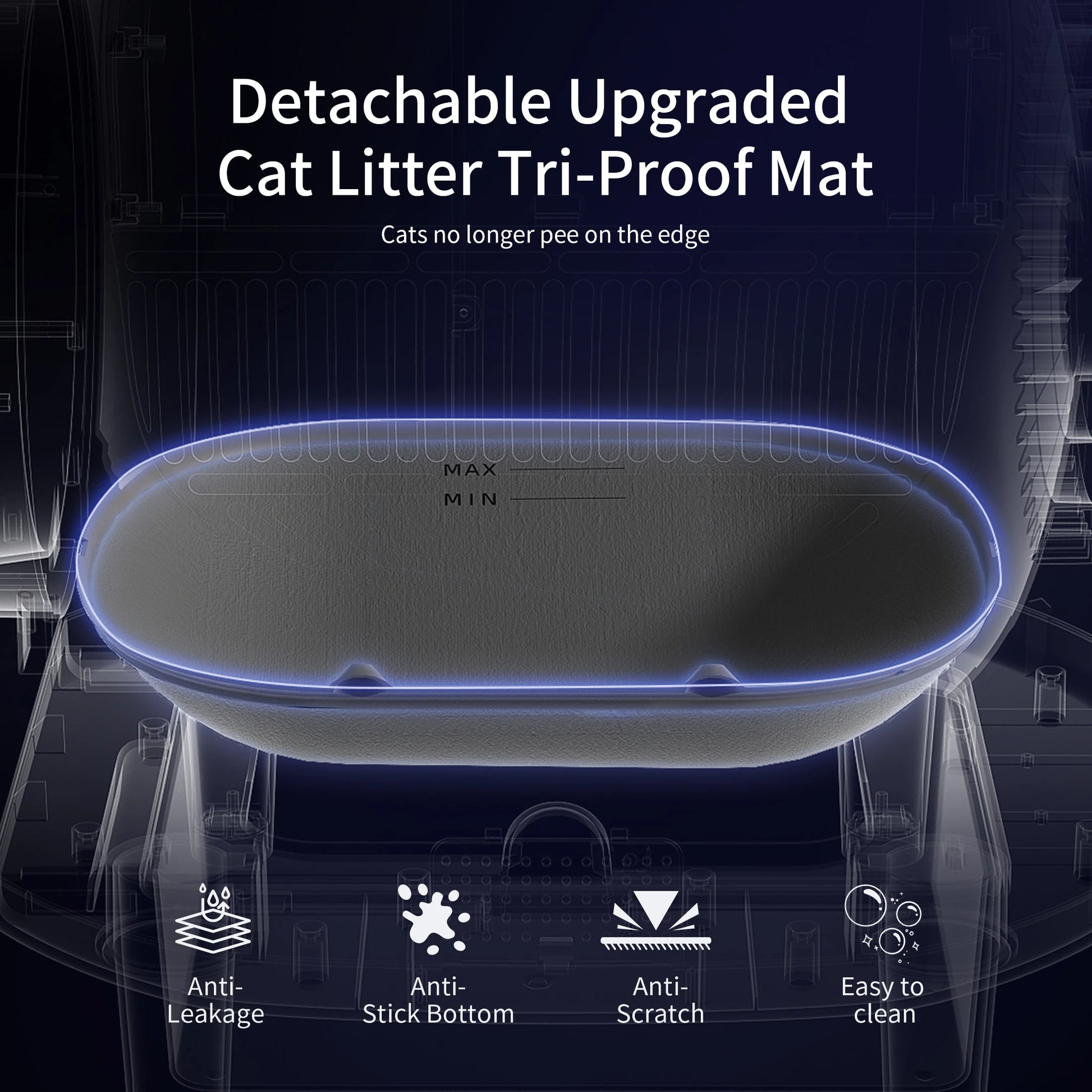 REDSASA Automatic Cat Litter Box with App Control and Trash Bag - Antland Marketplace
