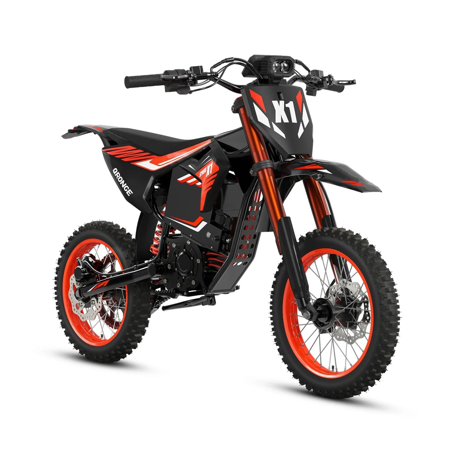 QRONGE X1 Spark Electric Dirt Bike 60 Mile Range 4500W