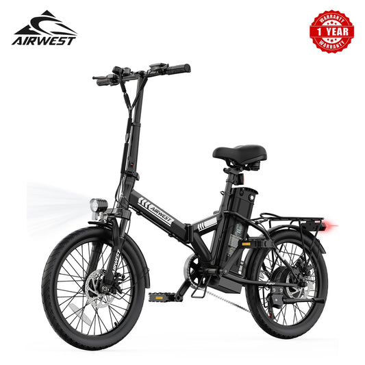 Airwest F20 Adult Electric Bike 750W Peak Motor 20 Inch Tires