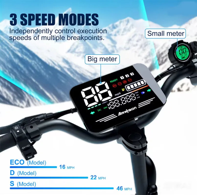 Arwibon 5600W Dual Motor Electric Scooter With Seat And Off Road Tires