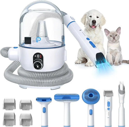 5-in-1 Pet Grooming Vacuum Kit for Dogs and Cats - Antland Marketplace