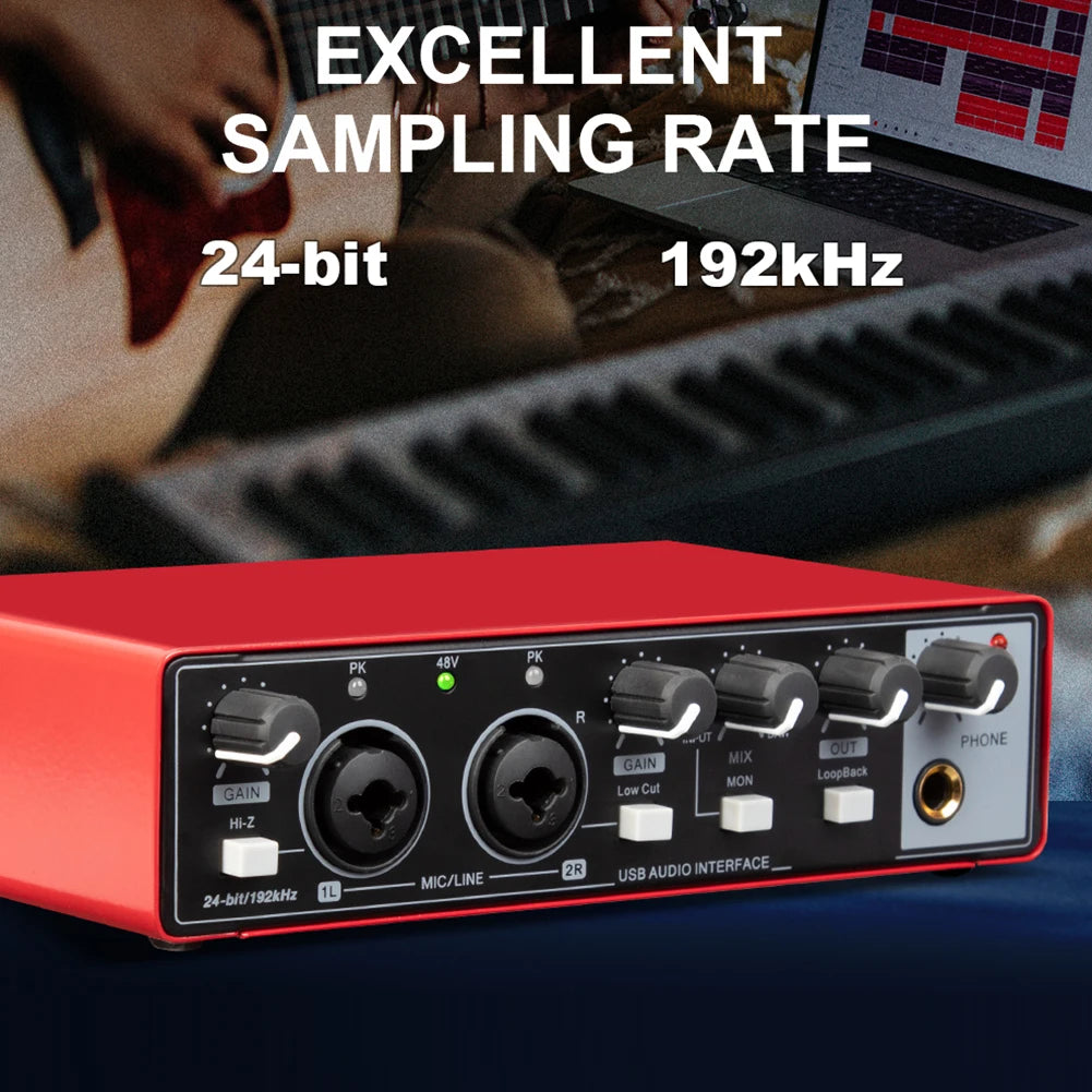 MD22 USB Audio Interface with 48V Phantom Power