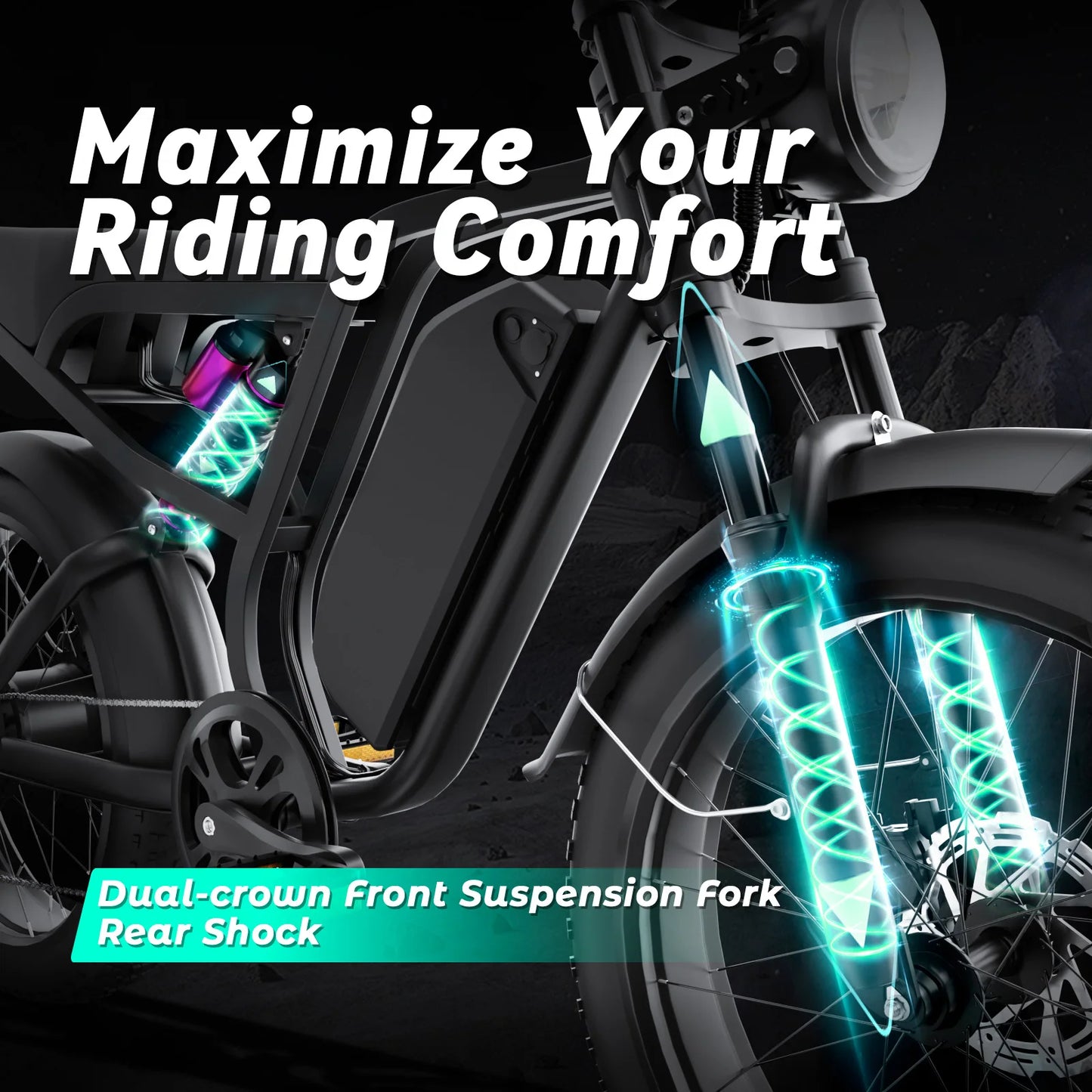 Moobelo B8 1500W 52V 20Ah Electric Bike For Adults Waterproof
