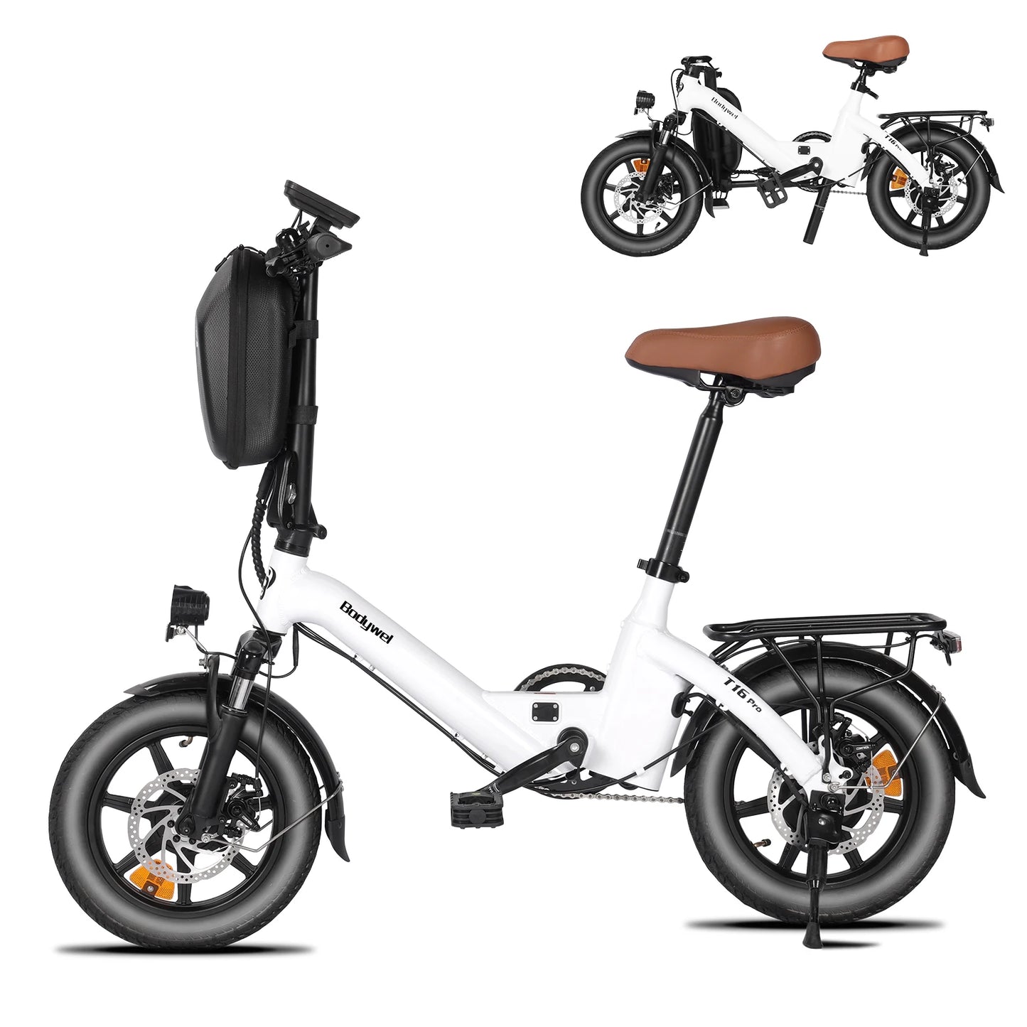 Bodywel T16PRO 14 Inch Foldable Electric Bike 250W 36V City E Bike