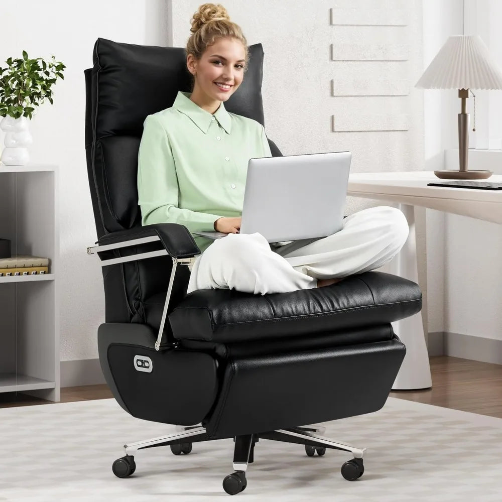Dual Motor Executive Office Chair with Foot Rest and Recline - Antland Marketplace