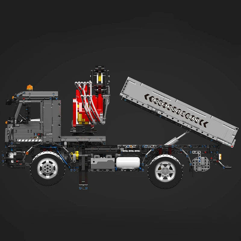 Mould King 19016 RC Truck Mounted Crane Building Block Set