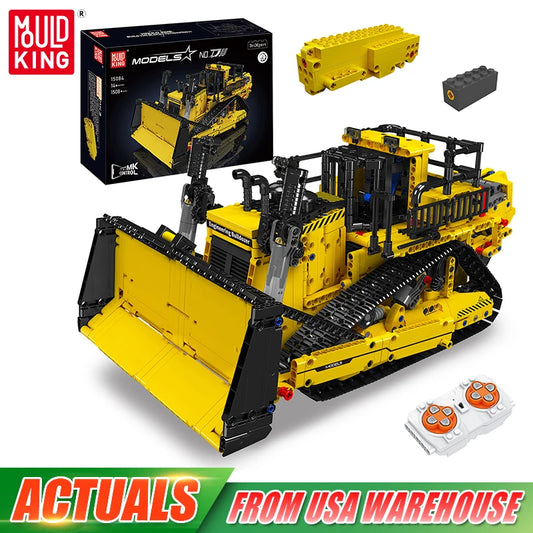 Mould King 15084 RC Bulldozer Building Block Set For Kids