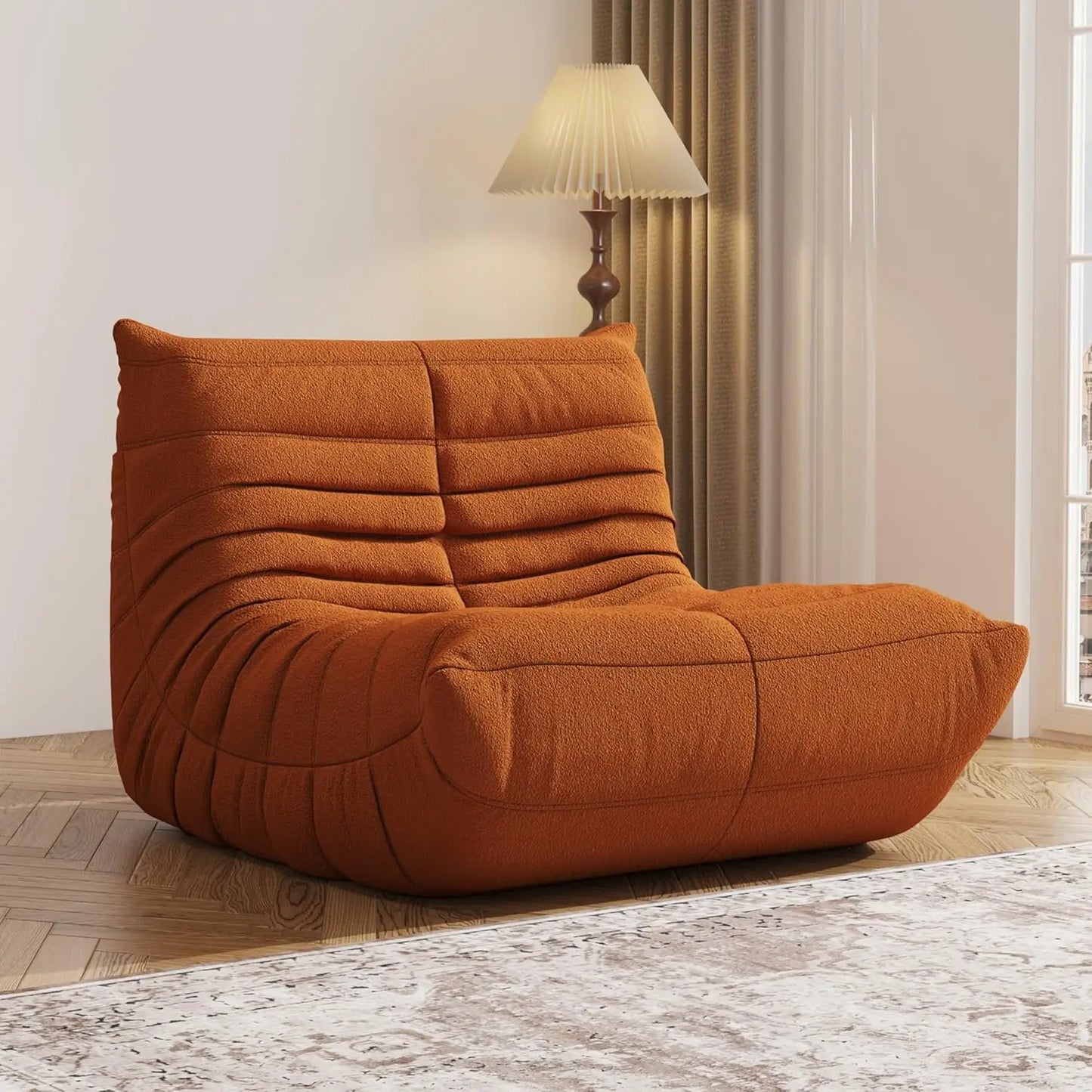 Fireside Bean Bag Chair Large With High Resilience Foam